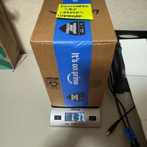 Fiesta Ball Salt Pepper Shaker Set Cinnabar Maroon Retired Fiestaware Dinnerware - Picture 6 of 6